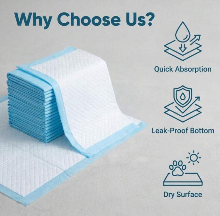 DryPaw Pads L - Traversine Assorbenti per Cani e Gatti 40 pz