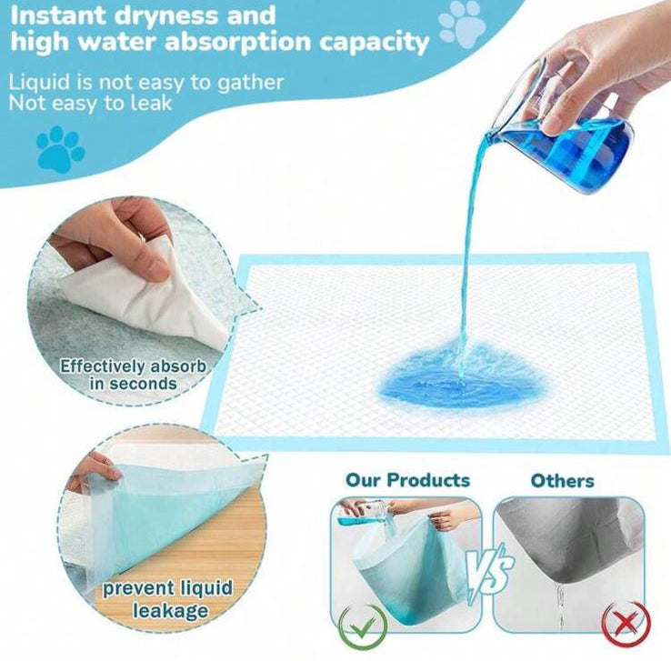 DryPaw Pads L - Traversine Assorbenti per Cani e Gatti 40 pz