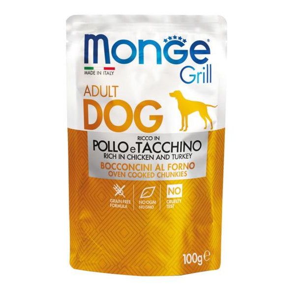 MONGE Grill Dog - Multibox Bocconcini Cotti al Forno 12x100g