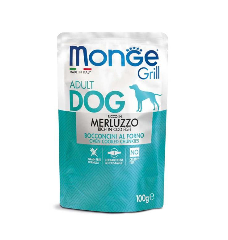 MONGE Grill Dog - Multibox Bocconcini Cotti al Forno 12x100g