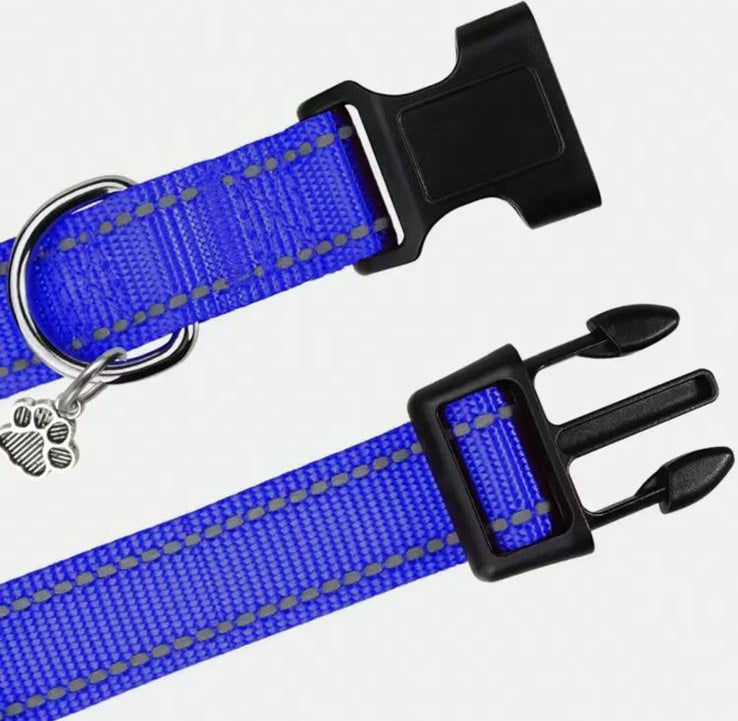 CozyWalk Collar - Collare Riflettente in Nylon per Cani