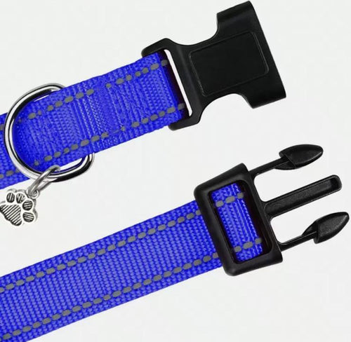 CozyWalk Collar - Collare Riflettente in Nylon per Cani