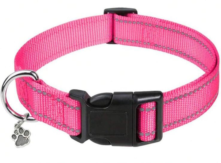 CozyWalk Collar - Collare Riflettente in Nylon per Cani