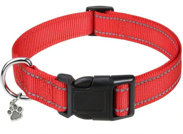CozyWalk Collar - Collare Riflettente in Nylon per Cani