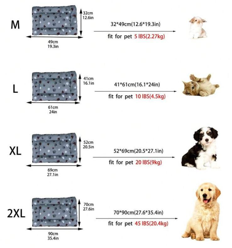 Dream Paws - cuccia rettangolare cani e gatti