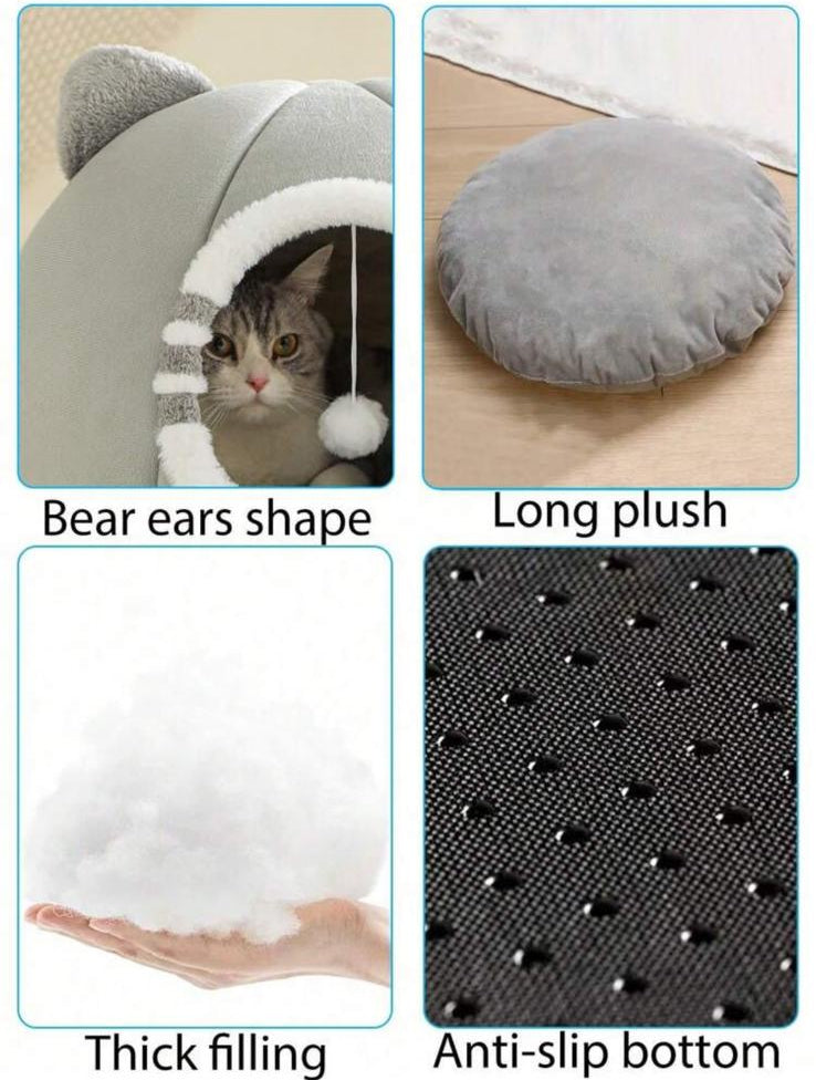 NIDOMIAO - Cuccia a Igloo per Gatti