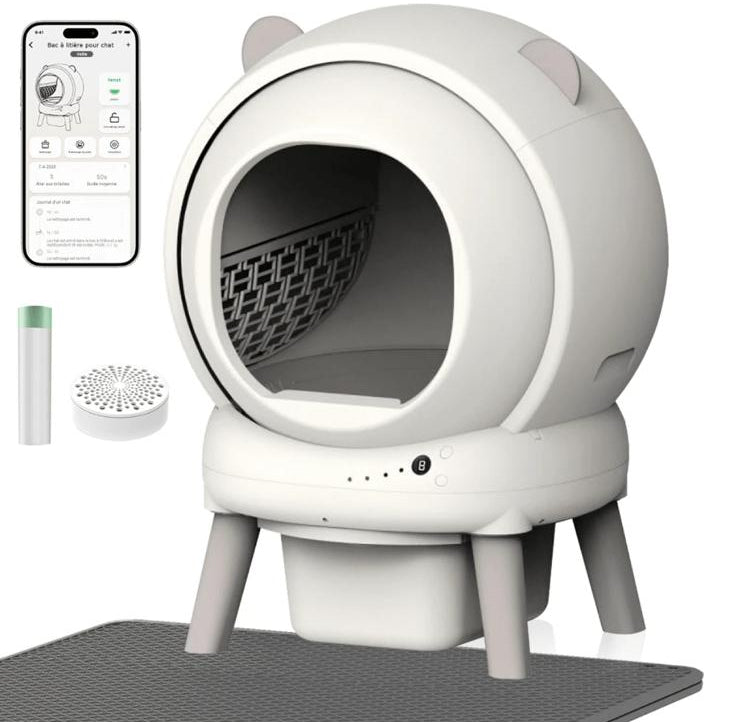 SmartPurr - Lettiera Autopulente Automatica 65Litri