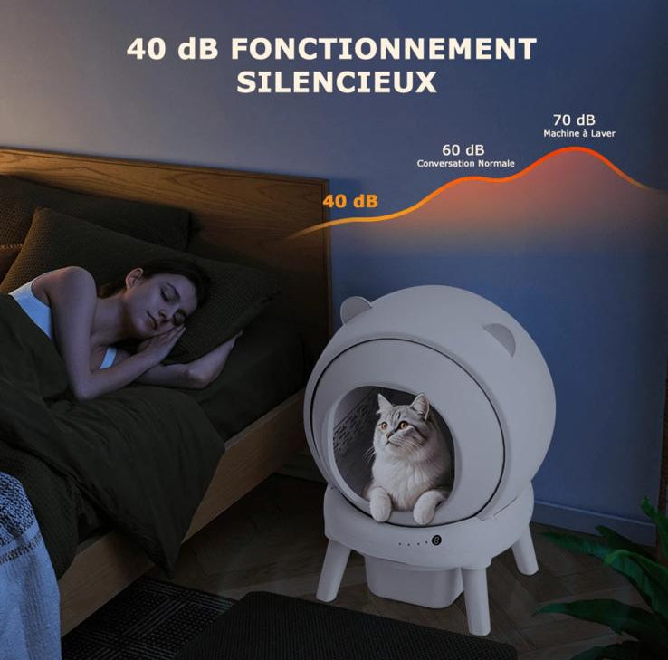 SmartPurr - Lettiera Autopulente Automatica 65Litri