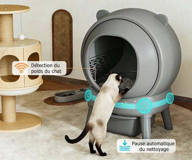 SmartPurr - Lettiera Autopulente Automatica 65Litri