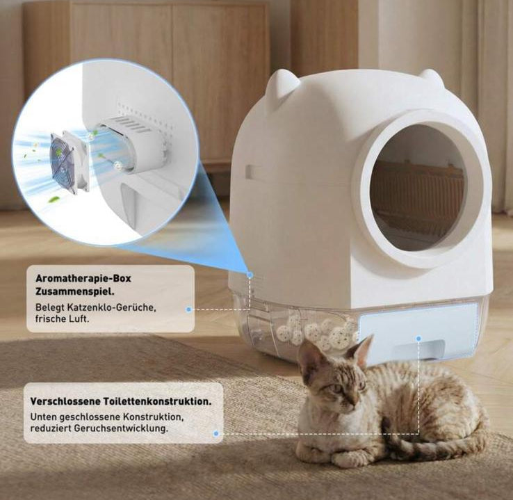 SmartPurr - Lettiera Autopulente Automatica 90Litri