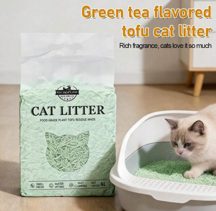 TofuLitter Pure - Lettiera al Tofu per Gatti 6L