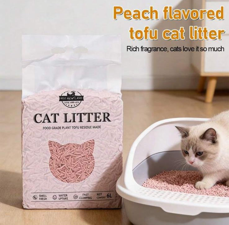 TofuLitter Pure - Lettiera al Tofu per Gatti 6L
