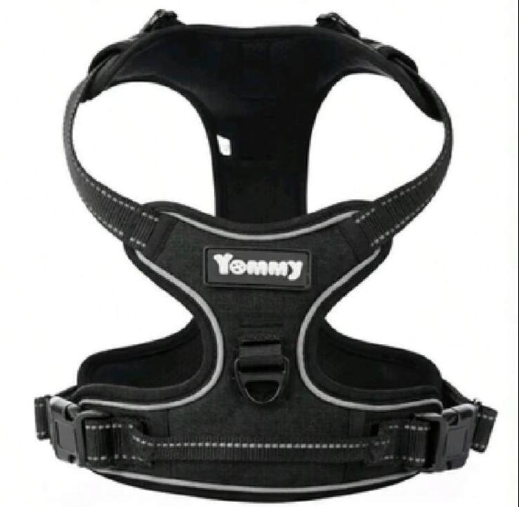 WalkEase Plus - Pettorina Regolabile per Cani con Strisce Riflettenti