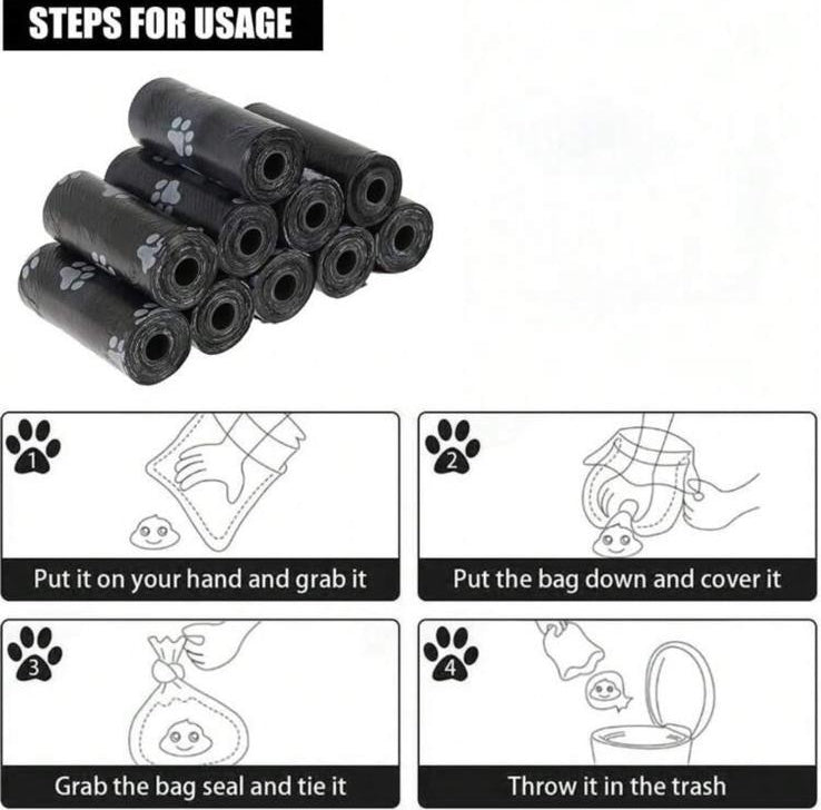 PawBag Eco - Sacchetti Igienici per Cani 15 Rotoli