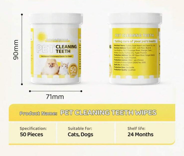 PetCare Duo - Kit Igiene Denti e Orecchie per Cani e Gatti