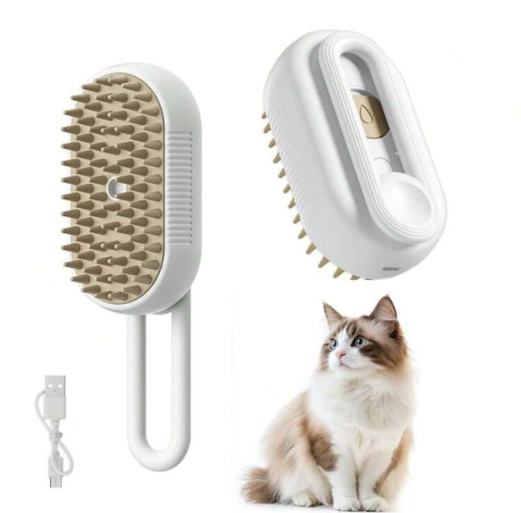 CLEANPAWS - Spazzola a Vapore Autopulente 3 in 1