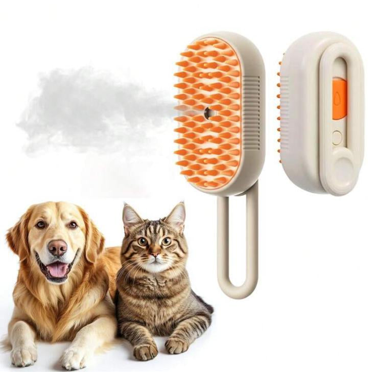 CLEANPAWS - Spazzola a Vapore Autopulente 3 in 1